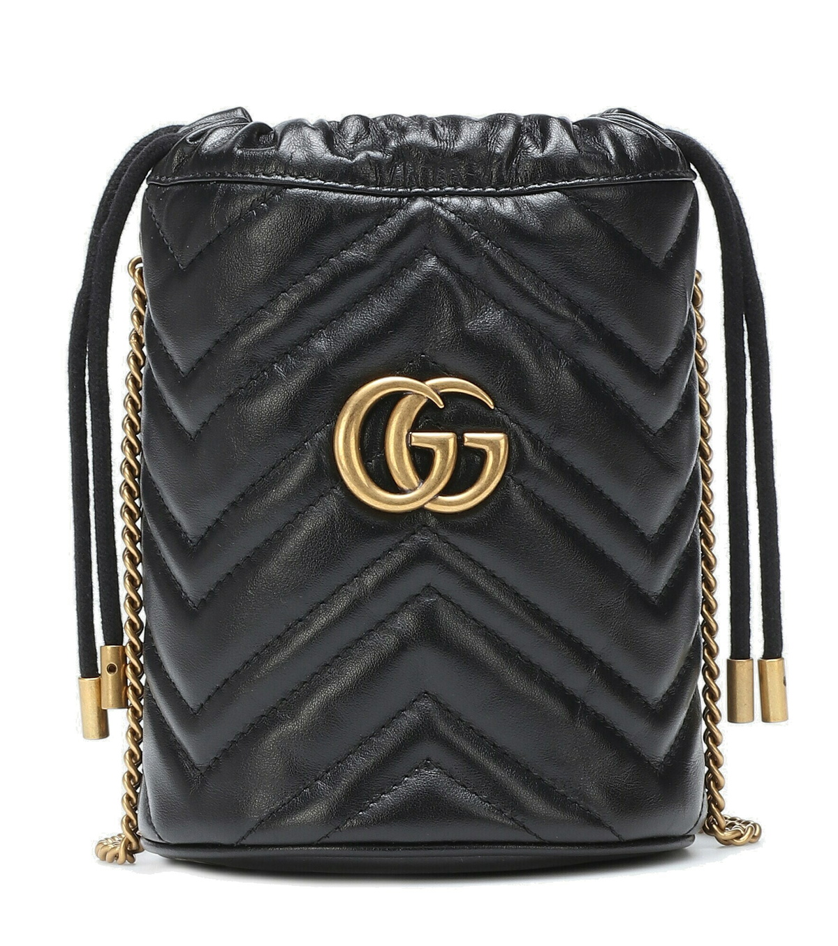 Gucci - GG Marmont Mini leather bucket bag Gucci