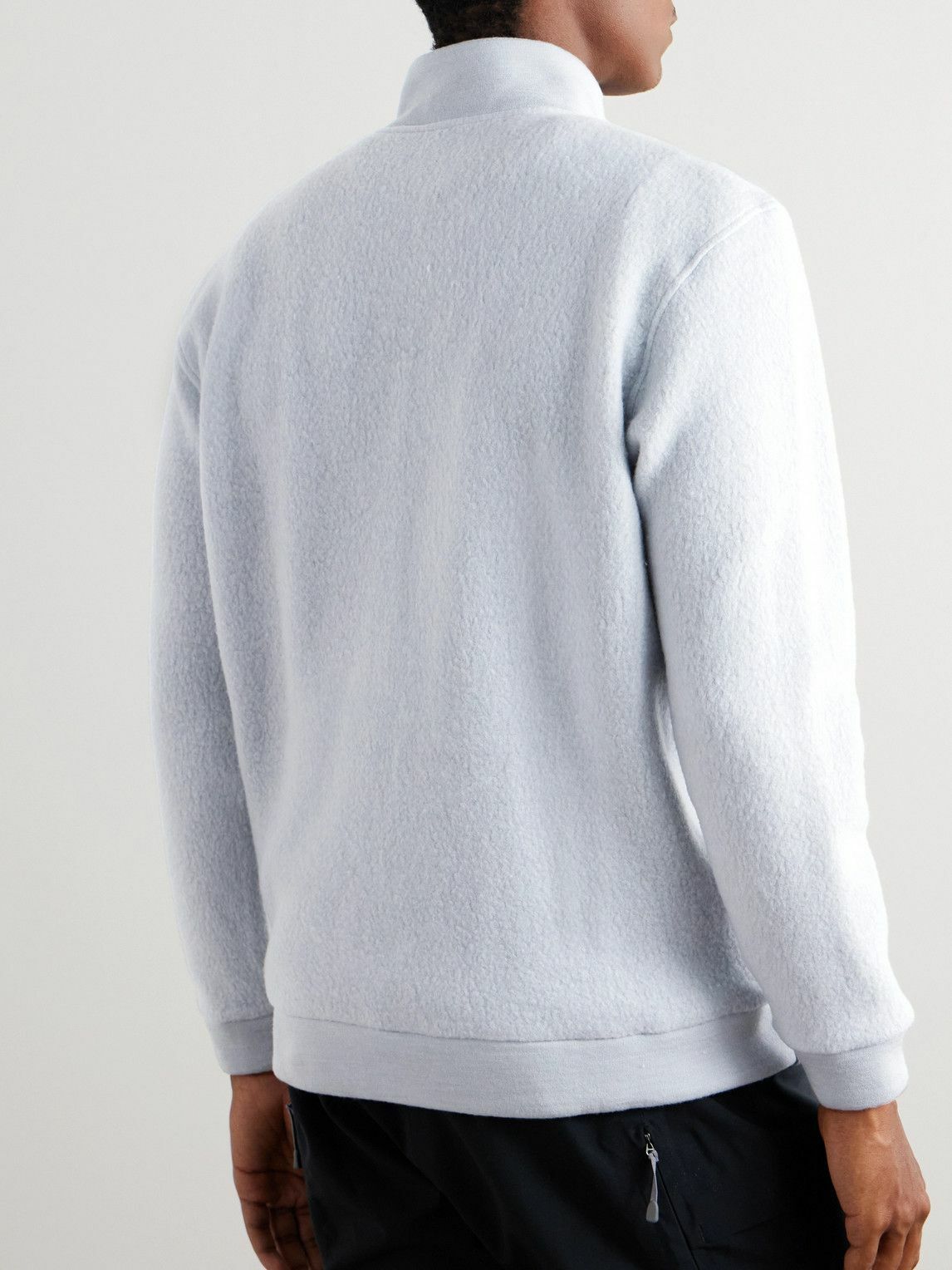 Houdini - Alto Woolly Treemerino™ Fleece Half-Zip Base Layer - Blue