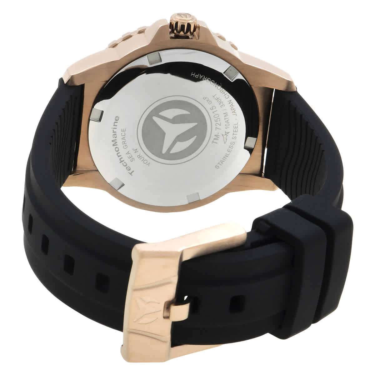 Technomarine Sea Quartz Rose Gold Dial Ladies Watch TM-725015