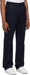 Lacoste Navy Straight-Leg Trousers