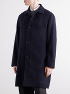Sunspel - Wool-Tweed Coat - Blue
