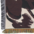 ferm LIVING Cilla Tapestry Blanket in Off-White/Dark Grape 