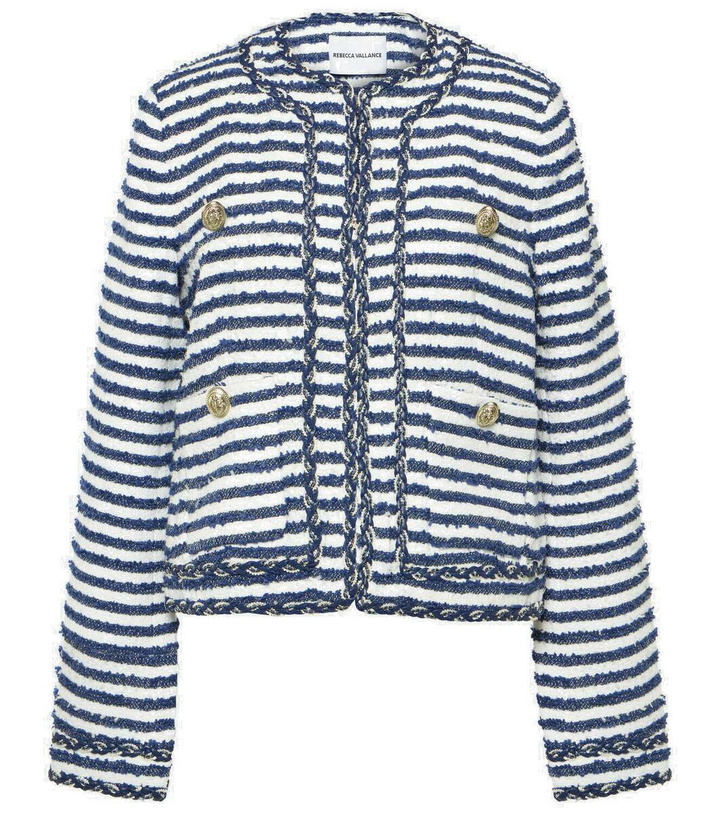 Photo: Rebecca Vallance Matteo striped bouclé jacket