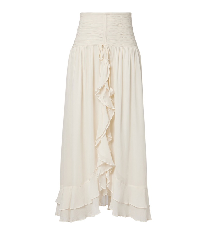 Photo: Poupette St Barth Neree ruffled maxi skirt