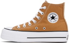 Converse Brown Chuck Taylor All Star Lift Platform High Top Sneakers