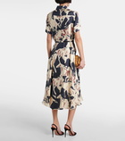 Altuzarra Kiera printed silk midi dress