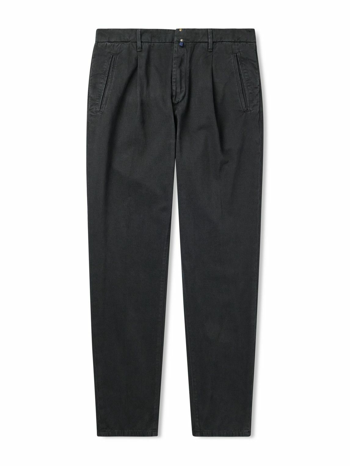 Incotex - Urban Traveller Navy Slim-Fit Tech-Twill Trousers - Navy