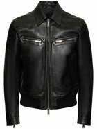 DSQUARED2 - Vintage-style Leather Jacket