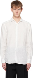 ZEGNA White Buttoned Shirt