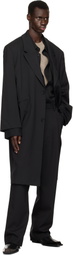 Entire Studios Black Single Breasted Coat