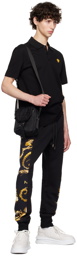 Versace Jeans Couture Black Chromo Couture Sweatpants
