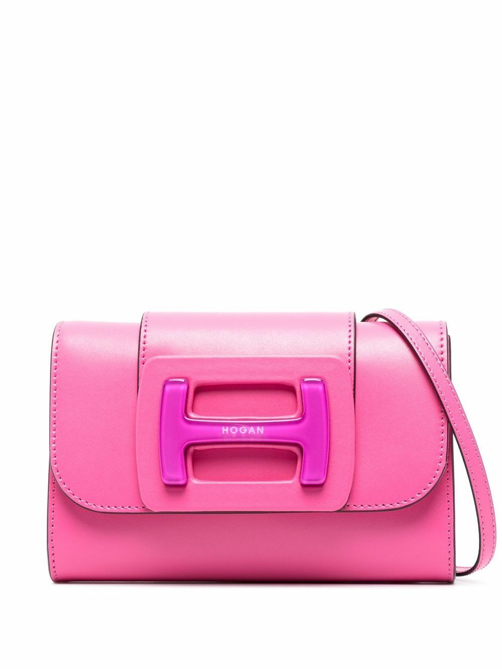【送料&関税込】Hogan Mini H01q Bag HOGAN - H-bag Hobo Mini Leather Shoulder Bag Hogan