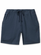 Onia - Straight-Leg Linen-Blend Shorts - Blue