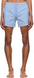 Boss Blue Nylon Swim Shorts