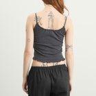 Deiji Studios Women's Flounce Tank in Grey