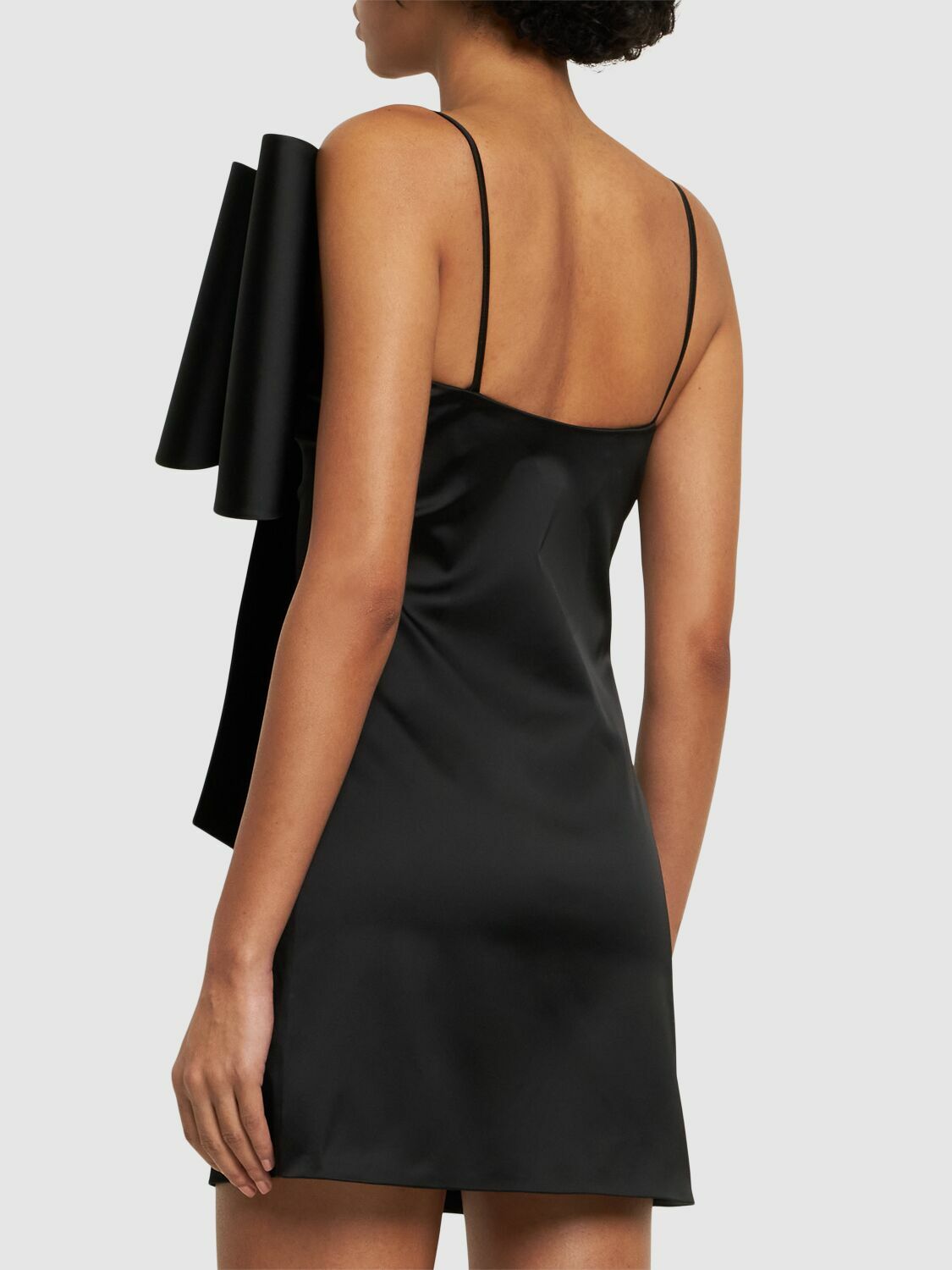 MACH & MACH - Le Cadeau Bow Organza Mini Dress
