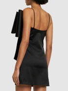 MACH & MACH - Le Cadeau Bow Organza Mini Dress