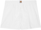 Carhartt Work In Progress White Cotton Boxers