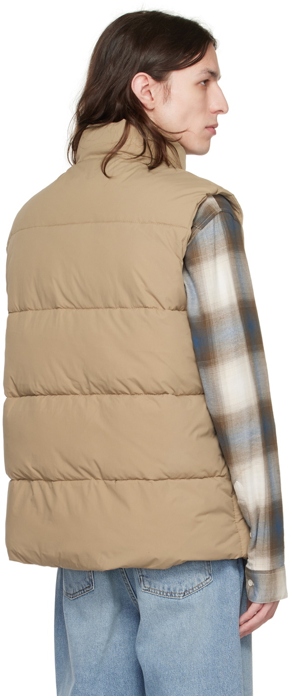 Carhartt Women's Brown Polyester Puffer Vest (Small) in the Work