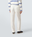 Ralph Lauren Purple Label Silk and linen straight pants