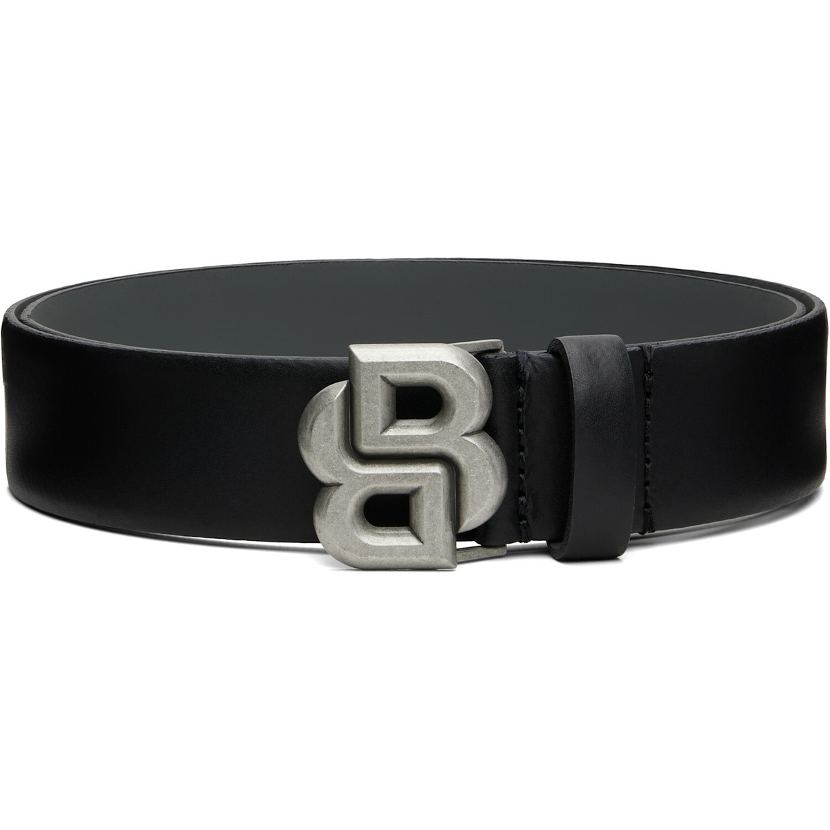 Gosha Rubchinskiy Black Embossed Leather Belt Gosha Rubchinskiy