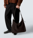 Lemaire Belted suede shoulder bag