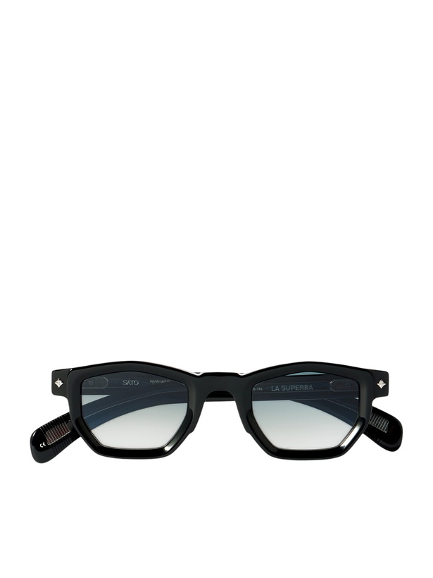 Photo: Sato - La Superba Hexagon-Frame Acetate Sunglasses
