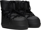 Moon Boot Black Icon Low Rubber Boots