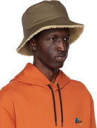 Paul Smith Khaki Reversible Bucket Hat