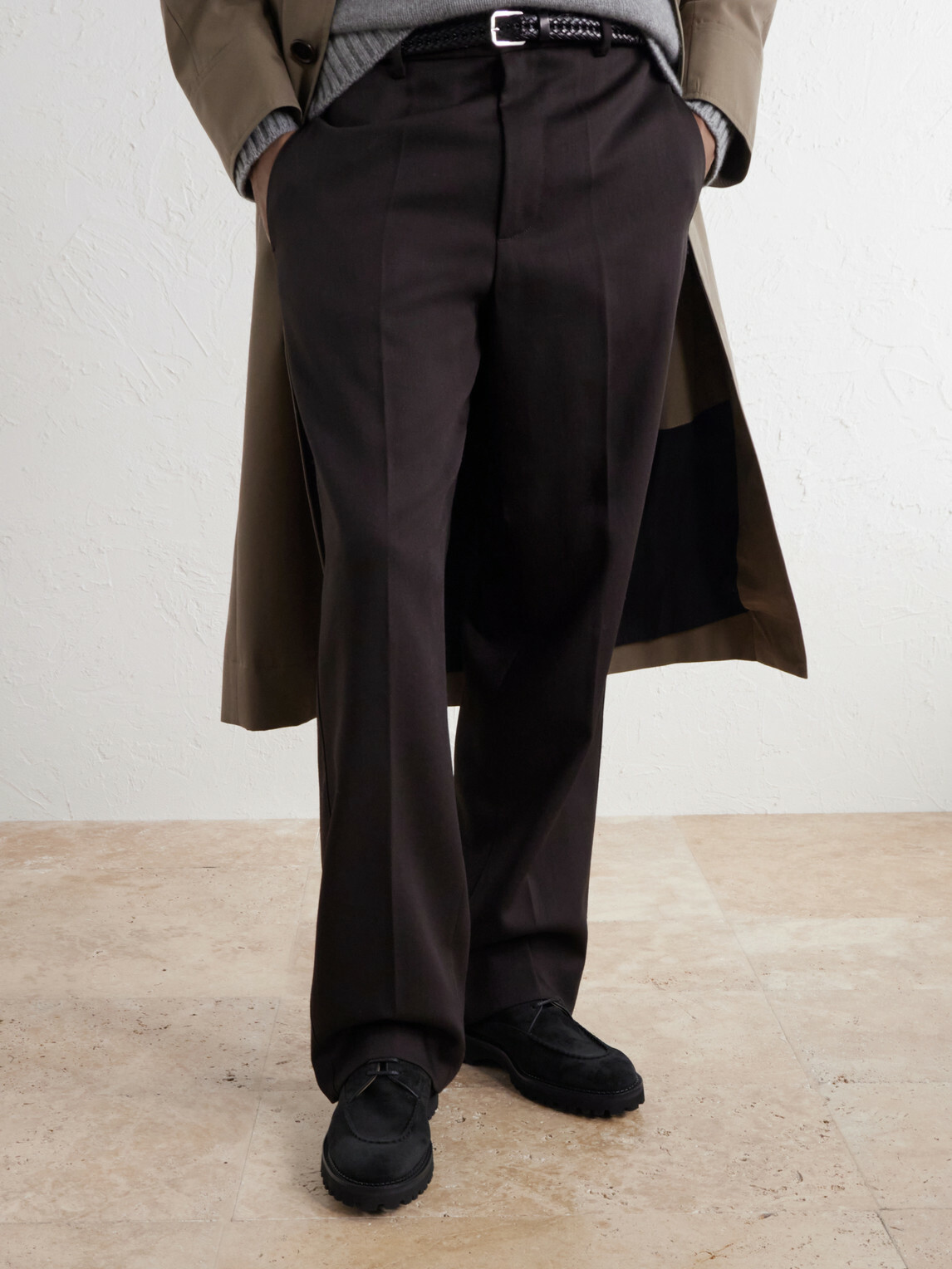 John Lobb - Land Suede Derby Shoes - Black