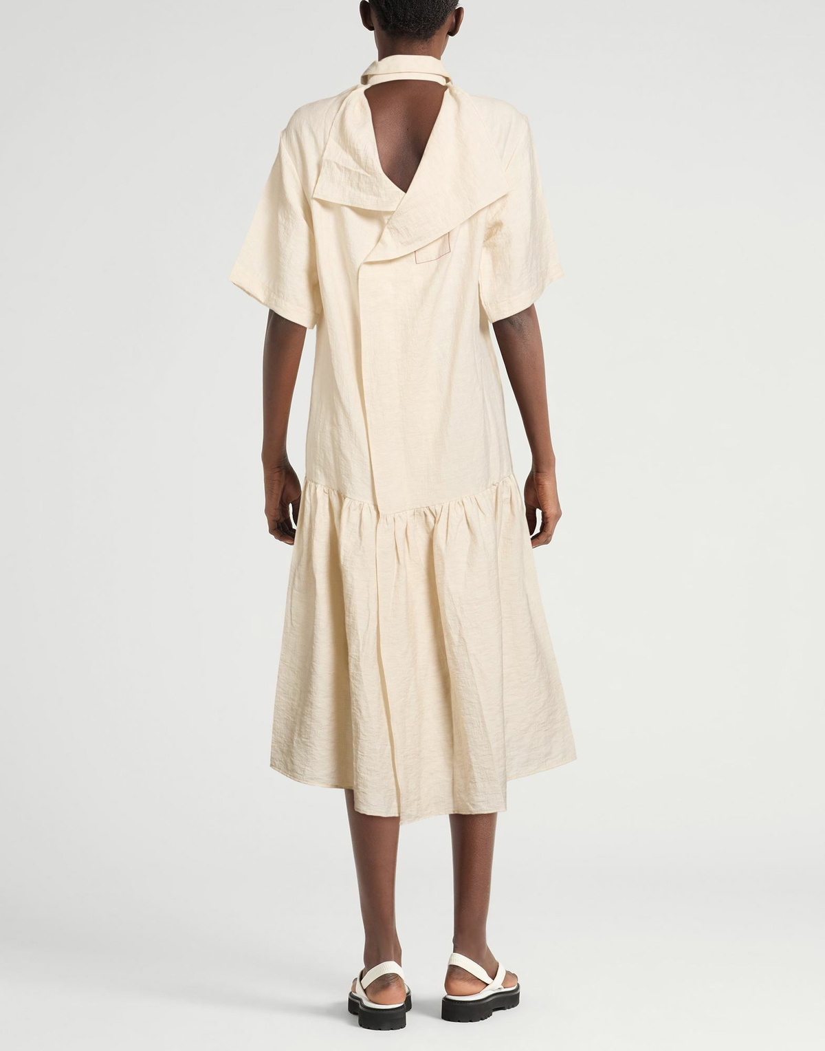 Uma Wang Womens Midi dress Cream