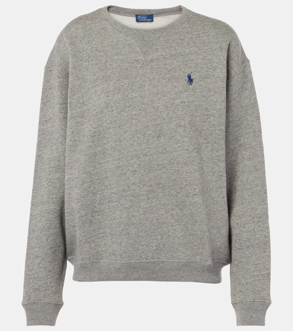 Polo Ralph Lauren グレー ワッペンスウェット M Polo Ralph Lauren Cotton-blend sweatshirt Polo Ralph Lauren