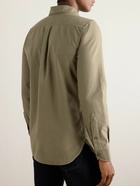 TOM FORD - Slim-Fit Cotton-Moleskin Shirt - Green