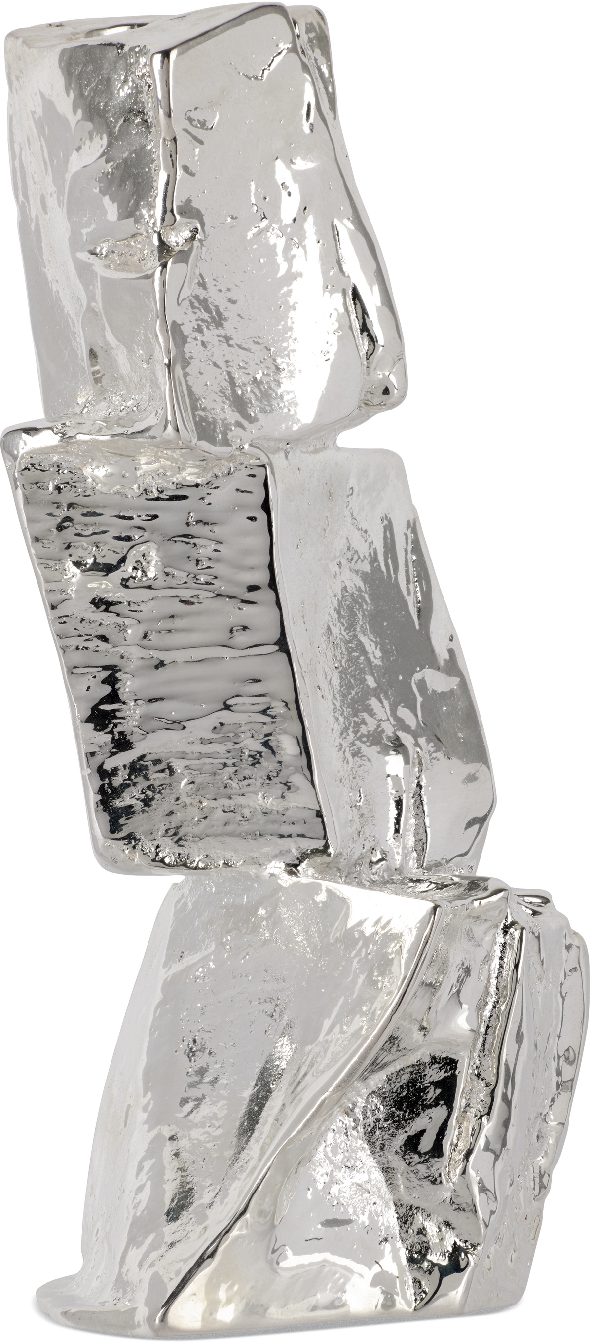Alighieri SSENSE Exclusive Silver 'The Totemic Devotion' Candle Holder