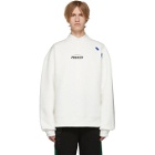 ADER error SSENSE Exclusive Off-White ASCC Unbalanced Yoke Sweatshirt