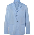 Massimo Alba - Camp-Collar Cotton Shirt Jacket - Blue
