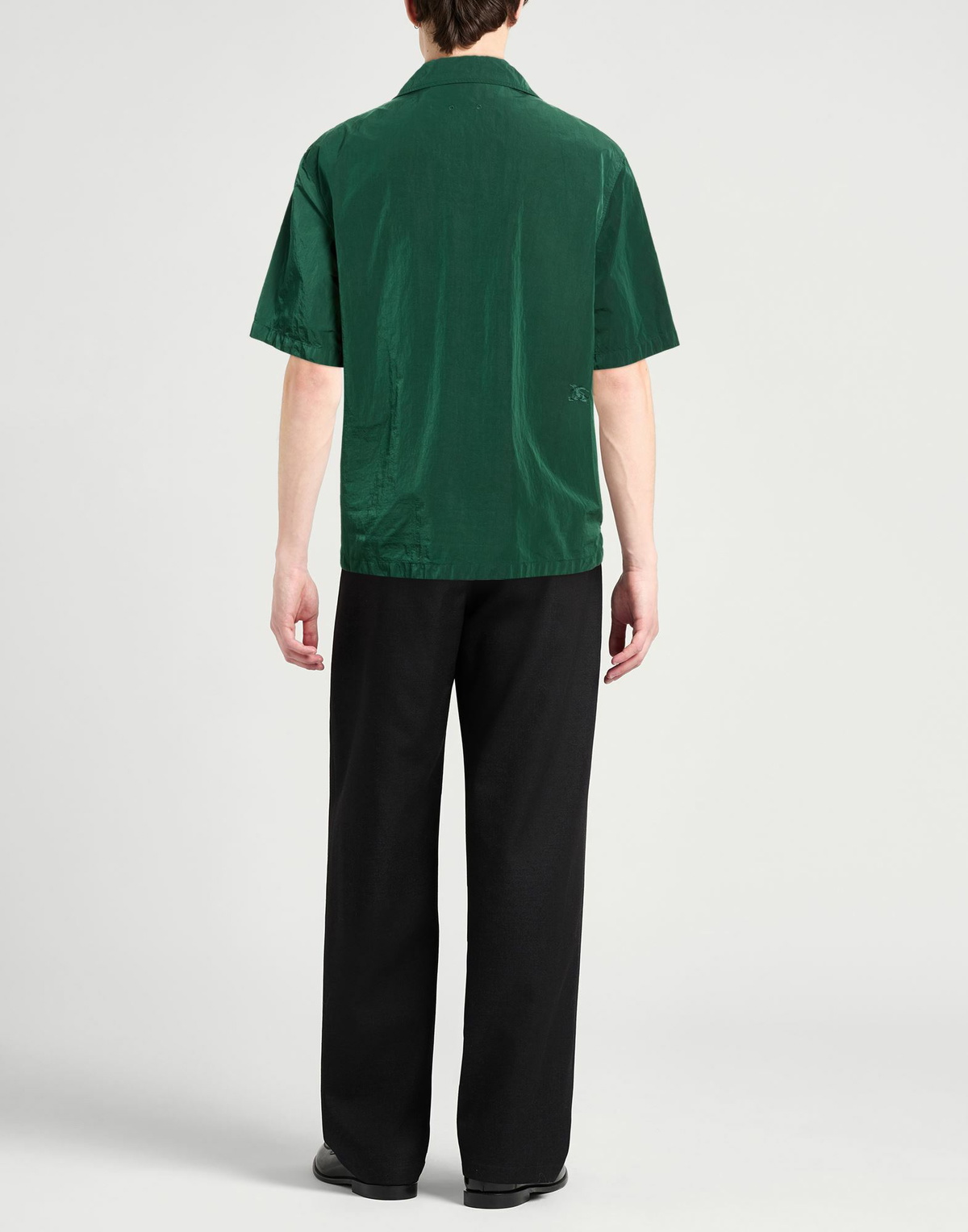 Burberry Mens Shirt Dark in Green