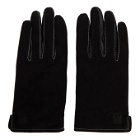 N.Hoolywood Black Sheepskin Gloves