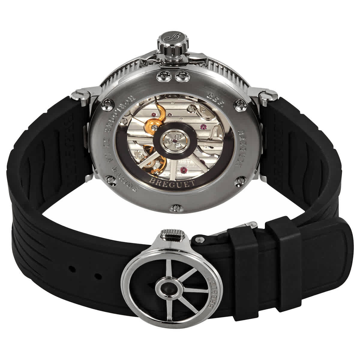 Breguet Marine Automatic Grey Dial Watch 5517TIG25ZU
