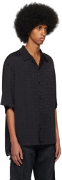 Moschino Black Button Up Shirt