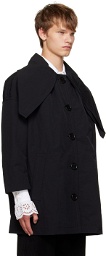Meryll Rogge Black Button Coat