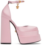 Versace Pink Medusa Aevitas Heels