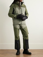 Moncler Grenoble - Colour-Blocked Ski Salopettes - Green