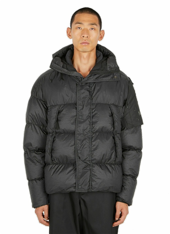 Photo: Hooded Puffer Jacket in Black