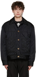 Versace Black 'La Greca' Jacket