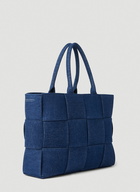 Bottega Veneta - Arco Denim Tote Bag in Blue