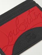Christian Louboutin - Full-Grain Leather and Logo-Debossed Rubber Cardholder