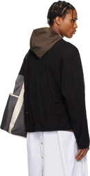 Kiko Kostadinov Brown & Black Inex Hoodie