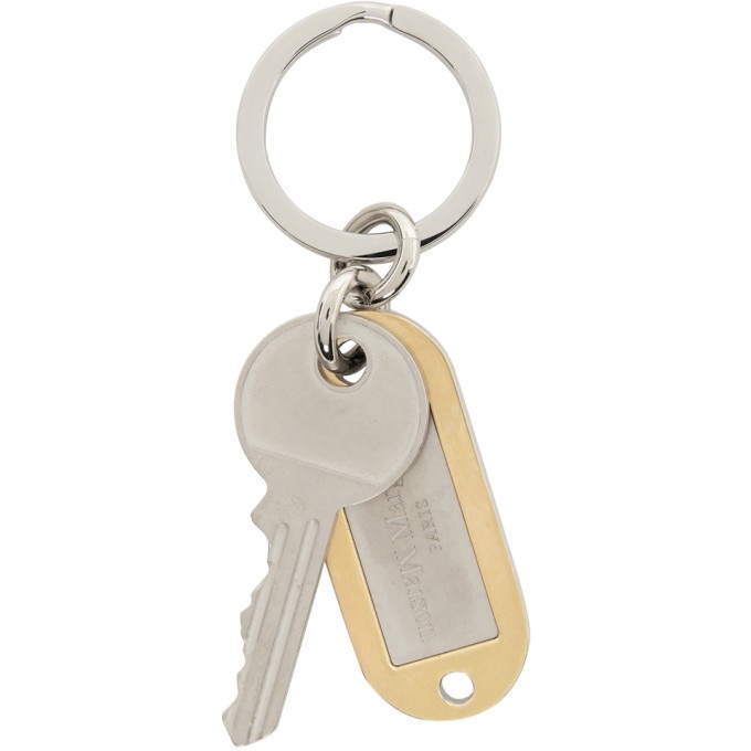 Photo: Maison Margiela Gold and Silver Keys Keychain