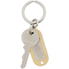 Maison Margiela Gold and Silver Keys Keychain